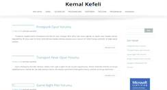 Desktop Screenshot of kemalkefeli.com