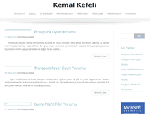 Tablet Screenshot of kemalkefeli.com